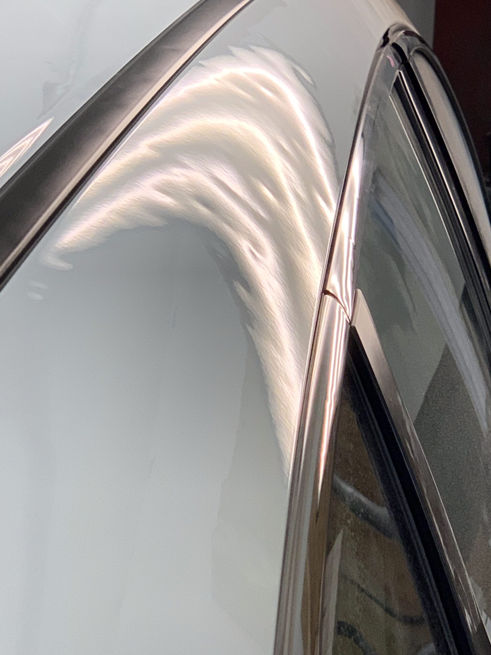 Door ding before and after repair